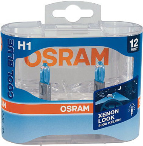 Галогенные лампы Osram H1 Cool Blue 4000K 64150 CB Галогенные лампы Osram H1 Cool Blue 4000K 64150 CB
