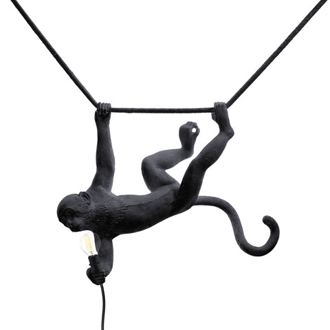 Фото: Подвесной светильник The Monkey Lamp Swing Black - основной вид
