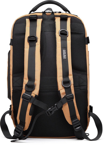 Картинка рюкзак городской Ozuko 9309S Brown - 2