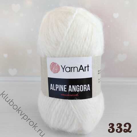 YARNART ALPINE ANGORA 332, Молочный