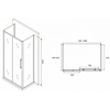 Abber Schwarzer Diamant AG30140MH-S90M-S90M Душевой уголок, 140x90x195, цвет: хром