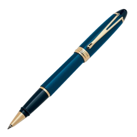 Ручка-роллер Aurora Ipsilon Deluxe Blue GT, в подарочной коробке