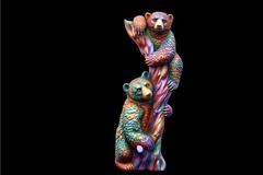 Силиконовый молд Медведи ( молд правый ) малый