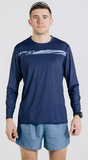Беговая рубашка лонгслив Noname Miler T-Shirt Ls Ux 25 Steel Blue