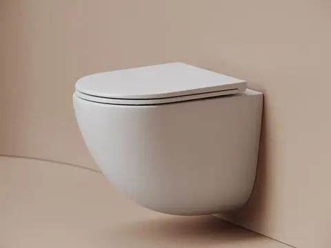 Ceramica Nova Тренд (Vogue) CN4008TMW Подвесной унитаз безободковый, смыв торнадо