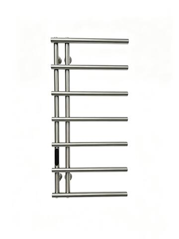 Полотенцесушитель электрический REIN Double Classic 7-Nickel правый 850*400 мм