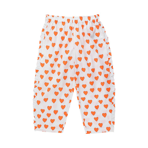 Брюки Tinycottons Hearts White