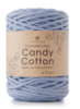 Плетёный шнур Candy cotton 5 мм, 500 гр, 100% х/б, 100 м, голубой
