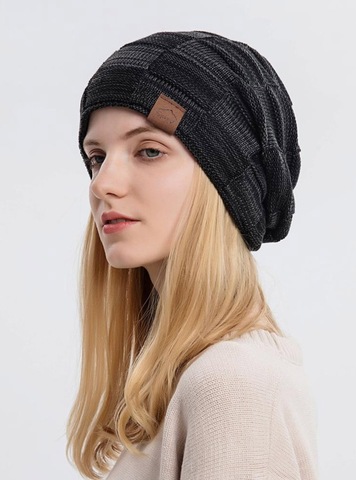 Картинка шапка-бини Skully Wear ZZM-998 5(graphite) - 6