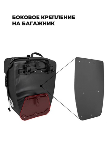Картинка велосумка Rockbros AS-002 черный - 3