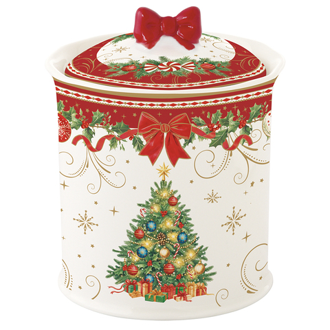 Фото: Банка для хранения christmas heritage, D8,5х11 см - основной вид