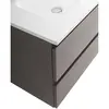 BelBagno KRAFT 39-700/390-2C-SO-GSO База под раковину подвесная с фрезерованными ручк. по всей дл. фасада с 2 выкатн. ящ.,Темно-Серый Мат.,700x395x500