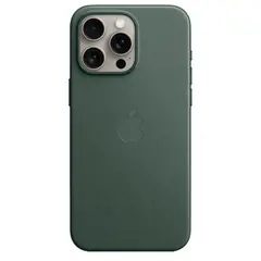Тканевый чехол с поддержкой MagSafe Apple FineWoven Case для iPhone 15 Pro Max, Evergreen (Вечнозеленый)