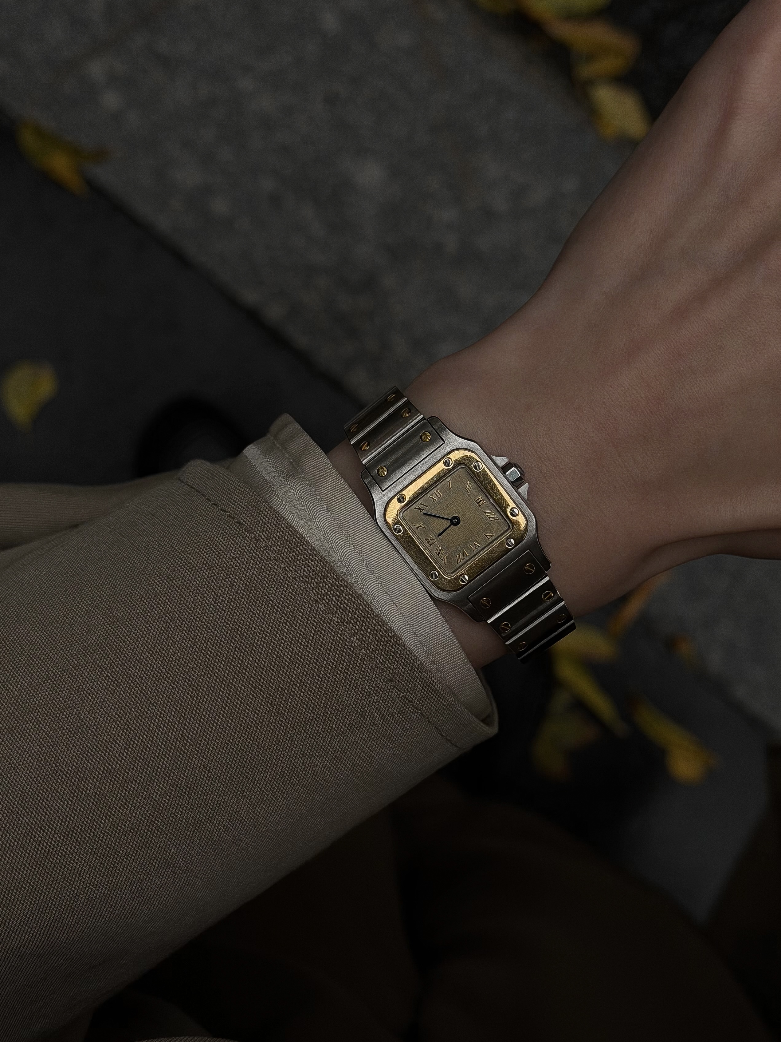 Редкие винтажные часики Cartier Santos — фото 2
