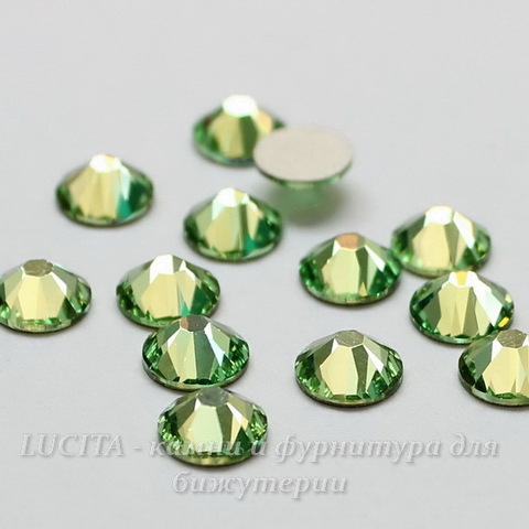 2028/2058 Стразы Сваровски холодной фиксации Peridot ss12 (3,0-3,2 мм), 12 штук ()
