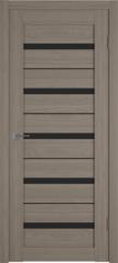 Дверь Atum Al 7 / Brun Oak / Black Gloss BM / Владимирские двери