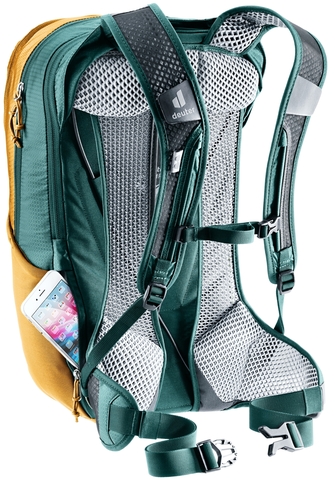 Картинка рюкзак велосипедный Deuter Race Air 14+3 Cinnamon/Deepsea - 5