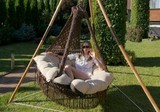 Подвесное кресло Cartagena с деревянным каркасом Майя
