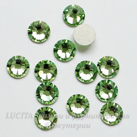 2028/2058 Стразы Сваровски холодной фиксации Peridot ss12 (3,0-3,2 мм), 12 штук ()