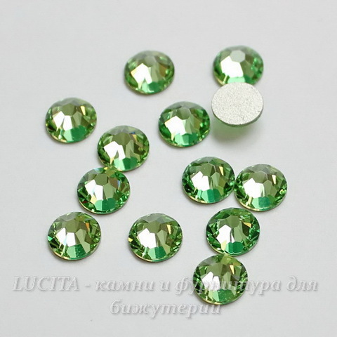 2028/2058 Стразы Сваровски холодной фиксации Peridot ss12 (3,0-3,2 мм), 12 штук ()