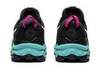 Asics Gel Fujitrabuco 8 кроссовки внедорожники женские черные-голубые - 3