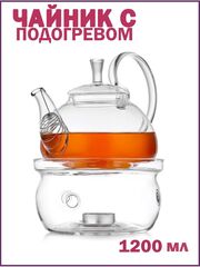 Чайник заварочный с подогревом от свечи