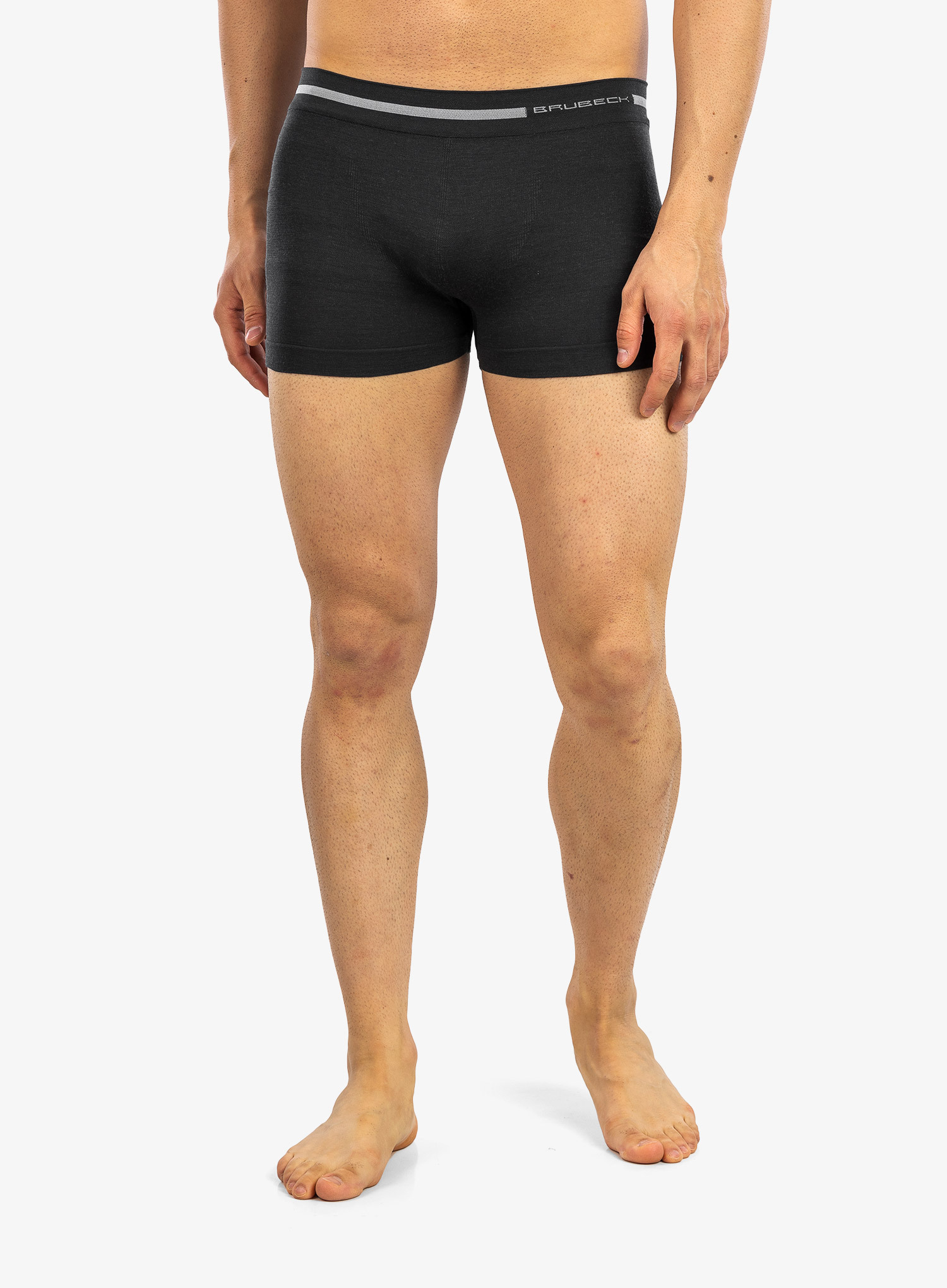 Термобелье мужское Brubeck Comfort Wool трусы боксеры графит