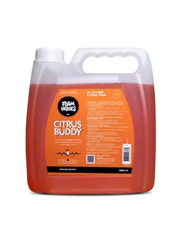 Foam Heroes Acid Citrus кислотный шампунь для ручной мойки автомобиля, 3л