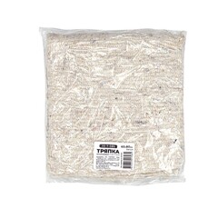 Тряпка хлопковая для пола, белая, 60х80см (Россия) 20-7-005
