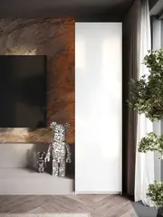 Шкаф распашной Soho, белый, 61 см