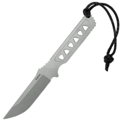 Фото Нож скрытого ношения с фиксированным клинком Spartan Blades Formido, клинок Stonewash, сталь CPM-S35VN, цельнометаллический