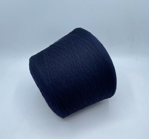 Zegna Baruffa (пр.Италия), art-Kent , 2/18 900м/100 гр. 100% Меринос, цвет-Темно-синий(130/8) ,арт-28693