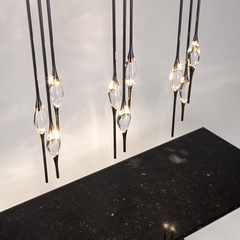 Подвесной светильник Pezzo 3 pearl black