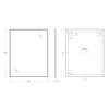 BelBagno SPC-AL-600-800 Зеркало, цвет: хром