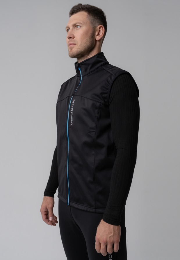 Nordski Active лыжный жилет мужской black - 2