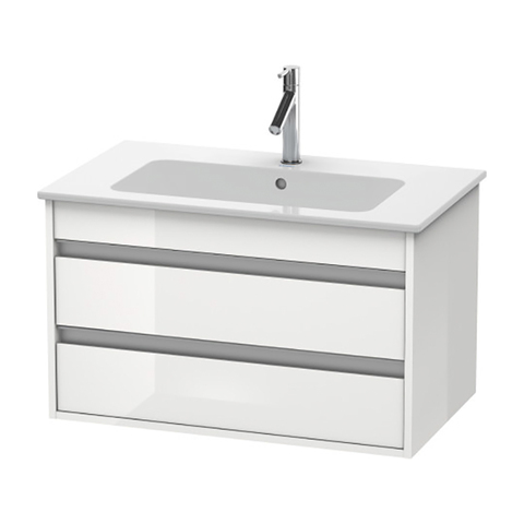 Duravit Ketho KT642902222 База под раковину, 2 выдв.ящика,480x800x475мм HG, цвет белый глянцевый