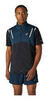 Asics Lite Show Vest беговой жилет мужской черный-синий - 1 Asics Lite Show Vest беговой жилет мужской черный-синий - 1