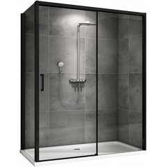 Abber Komfort AG93170B-S102B Душевой уголок, 170x100x200, цвет: чёрный фото