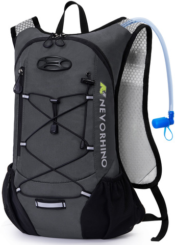 Картинка рюкзак беговой Nevo Rhino 9006-nw Plaid Dark gray - 2