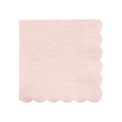 Салфетки маленькие "Бледно-розовый" 20 шт. (12,7 х 12,7 см)