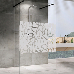 Abber Immer Offen AG68100BF8 Душевая перегородка, цвет: чёрный фото