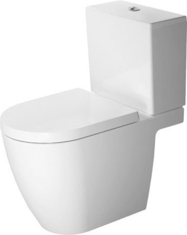 Duravit ME by Starck 2172090000 Чаша унитаза напольного под бачок безободковая с антивсплеском