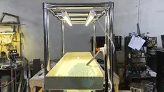 ЛАбораторная стеллажная многоярусная гидропонная установка SLIM 3 ЯРУСА 1800x850x350мм