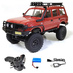 Радиоуправляемый краулер WPL C54-1 Land Cruiser LC80 желтый 1:16 - WPLC54-1-RED