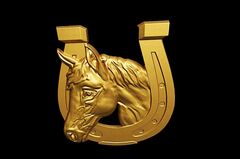 Силиконовый молд № 480 Конь в подкове
