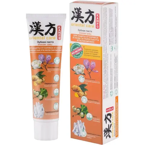 Modum KAMPO ORIENTAL CARE Паста зубная Японские травы для защиты от кариеса100г (A119-203)
