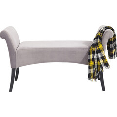 Скамья Motley Velvet Silvergrey