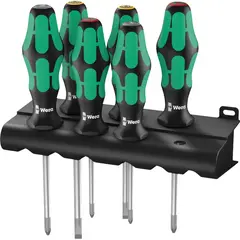 Набор отвёрток с подставкой Kraftform Plus Lasertip WERA 05105622001