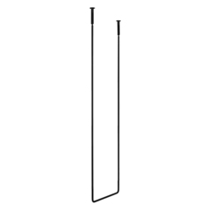 Gessi Goccia 38144#099 Полотенцедержатель потолочный 45см h=160см, цвет: черный фото