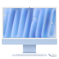Моноблок Apple iMac 4.5K 24" (M4, 10 CPU/10 GPU, 2024) 24/1TB, Blue (Синий)